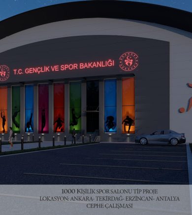 Antalya ili Aksu ilçesi 1000 Kişilik Spor Salonu İnşaatı