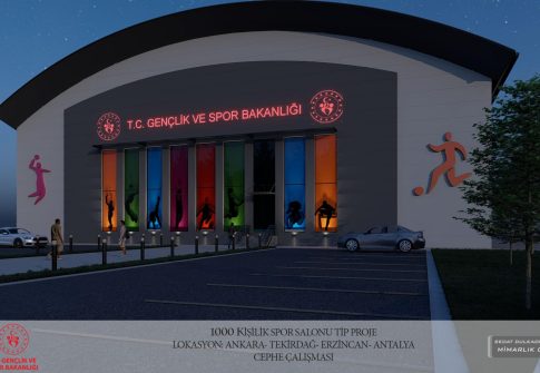 Antalya ili Aksu ilçesi 1000 Kişilik Spor Salonu İnşaatı